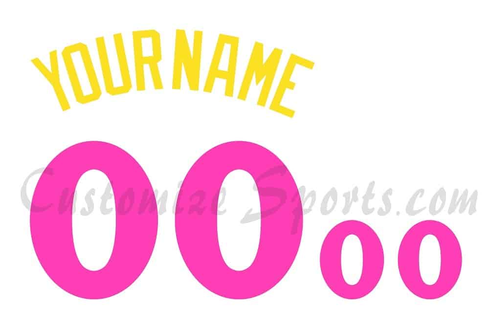 Baseball San Diego Padres Customized Number Kit For 2022 City Connection Jersey