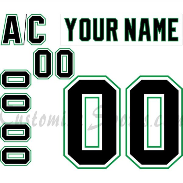 NCAA North Dakota Customized Number Kit For 2022-Present White Hockey Jersey