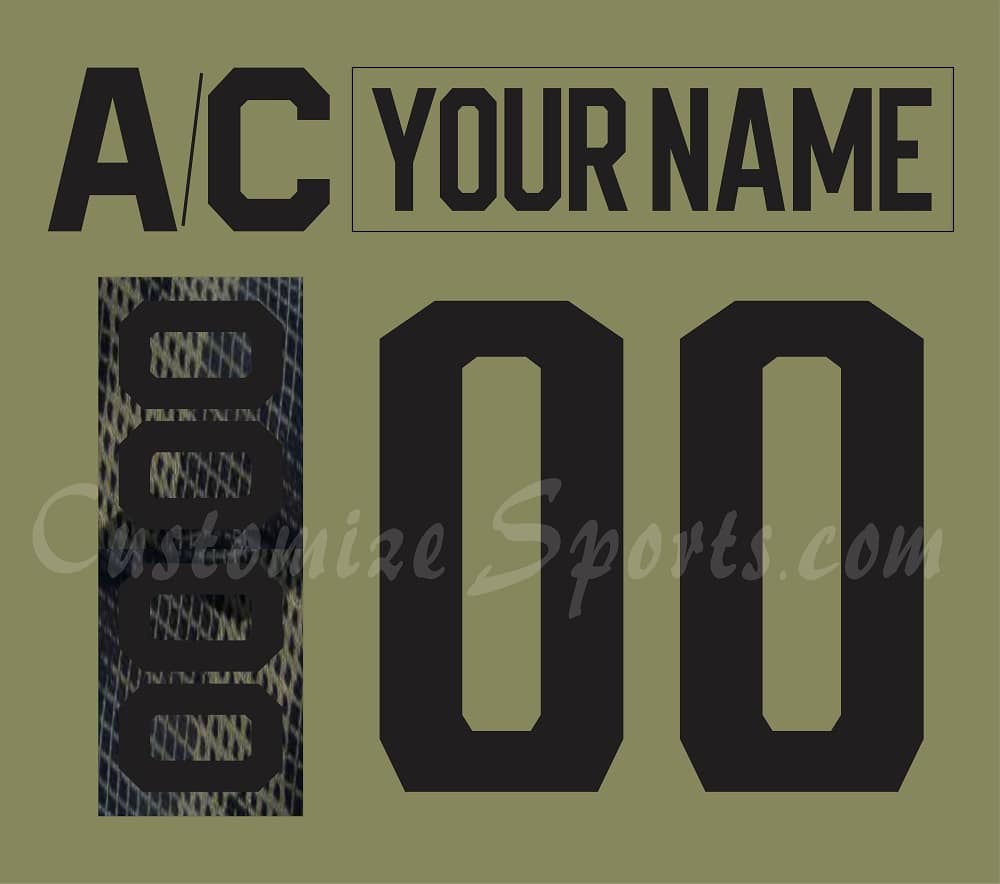 Toronto Maple Leafs Customized Number Kit For 2022 Military Jersey