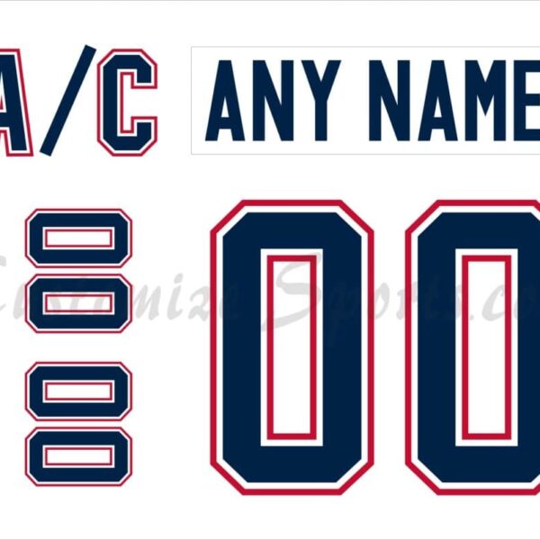 Hamilton Bulldogs Customized Number Kit for 1996-2003 White Jersey