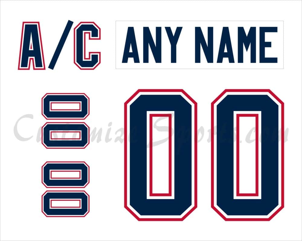 Hamilton Bulldogs Customized Number Kit for 1996-2003 White Jersey