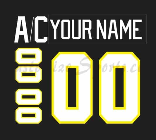 Grand Rapids Griffins Customized Number Kit For 90's Night Black Jersey