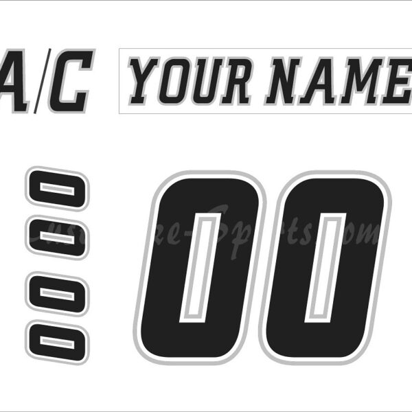 Abbotsford Heat Customized Number Kit For 2009-2014 Home Jersey