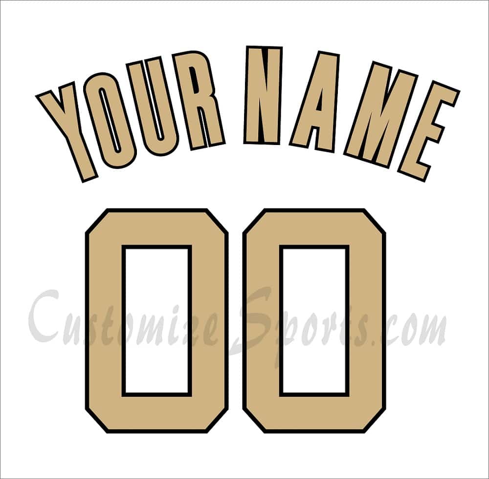 Baseball All Star Customized Number Kit for 2022 National League Jersey