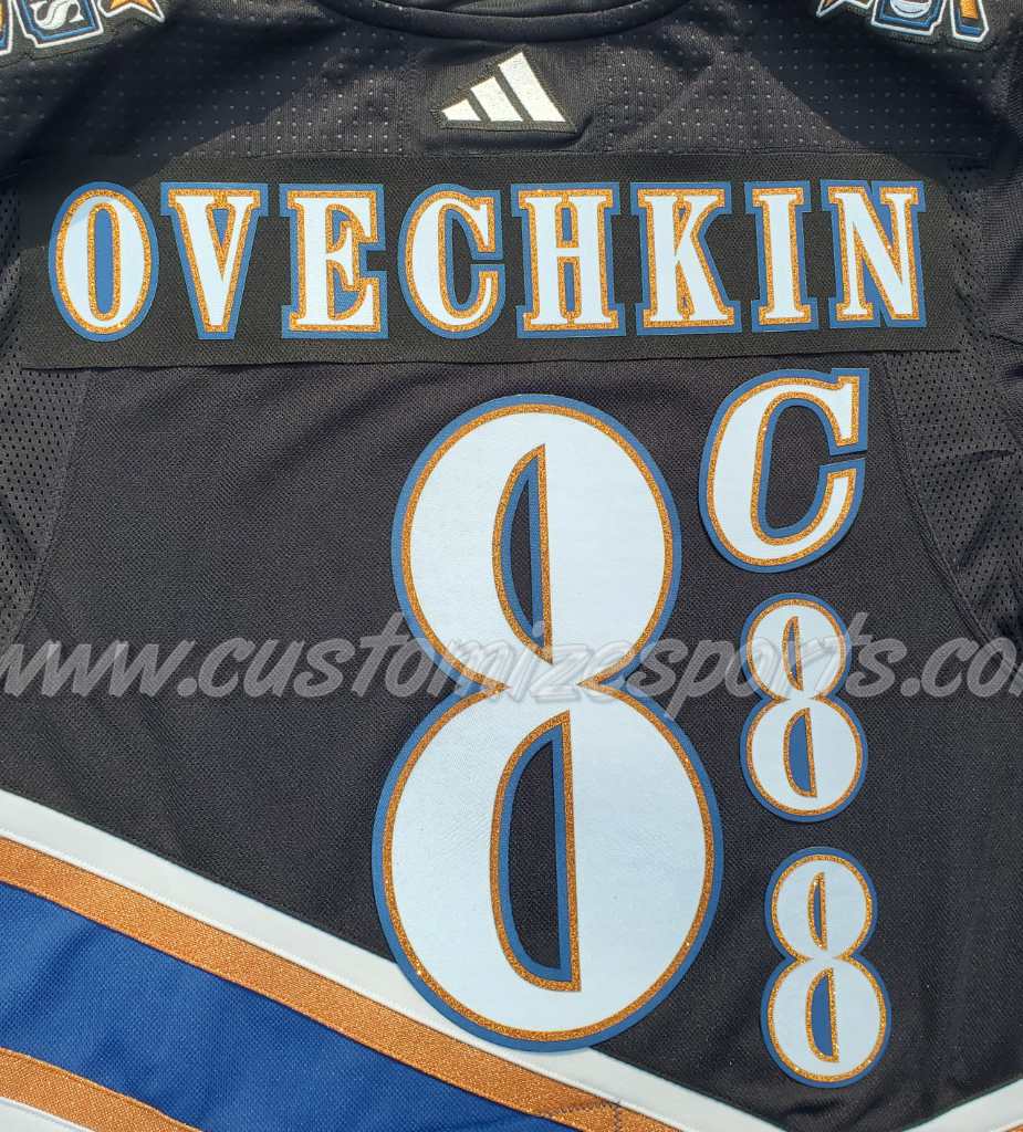 Washington Capitals Customized Number Kit For 2022 Reverse Retro Jersey - Image 2