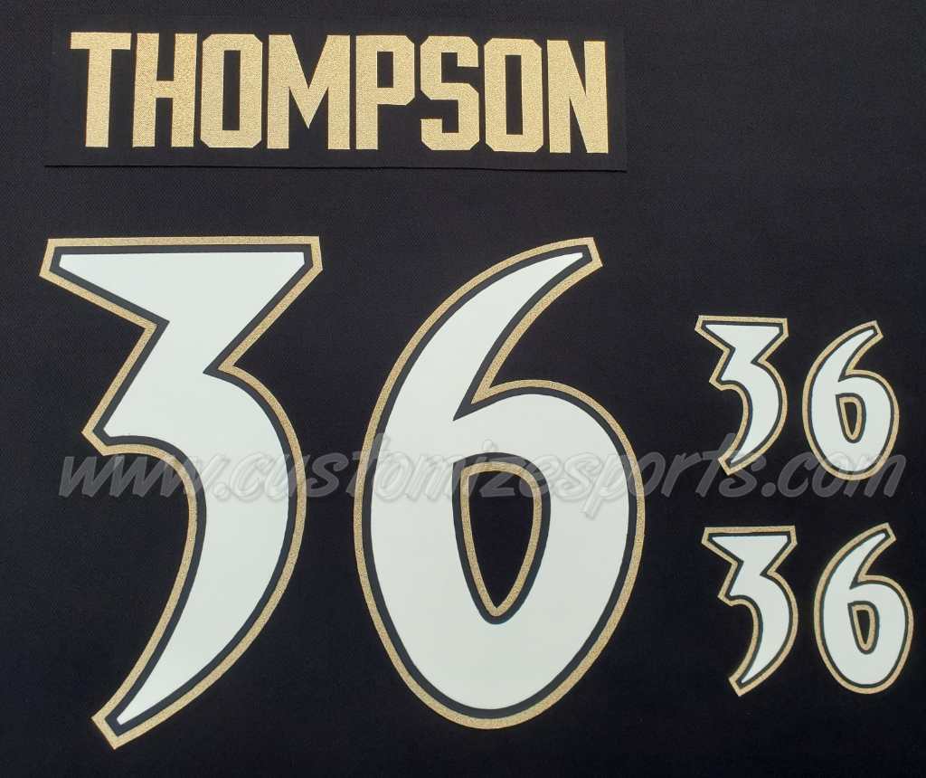 Vegas Golden Knights Customized Number Kit For 2022 Reverse Retro Jersey - Image 2