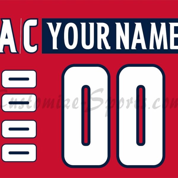 Springfield Falcons Customized Number Kit For 2015-2016 3rd Jersey