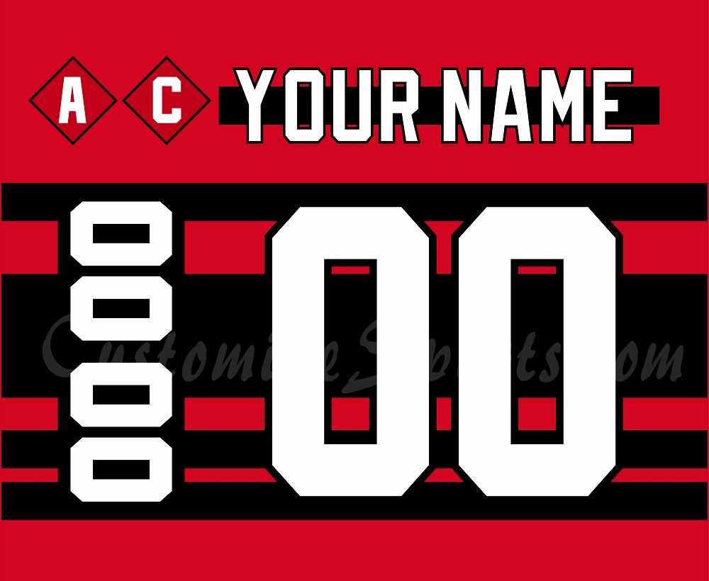 Detroit Red Wings Customized Number Kit For 2022 Reverse Retro Jersey