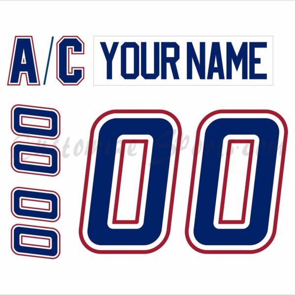 Hamilton Bulldogs Customized Number Kit for 2006-2016 White Jersey