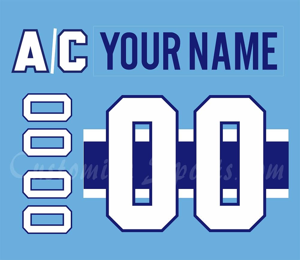 Montreal Canadiens Customized Number Kit For 2022 Reverse Retro Jersey