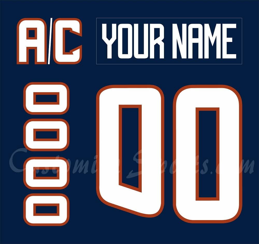 New York Islanders Customized Number Kit For 2022 Reverse Retro Jersey