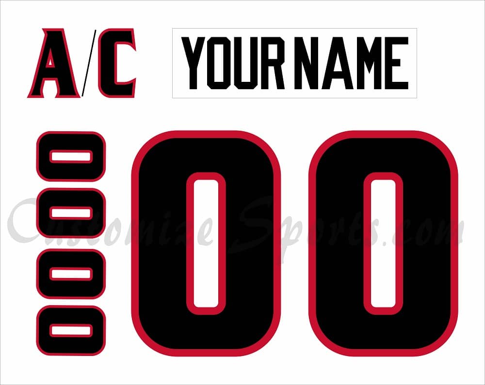 Owen Sound Attack Customized Number Kit For 2000-2007 Home White Jersey