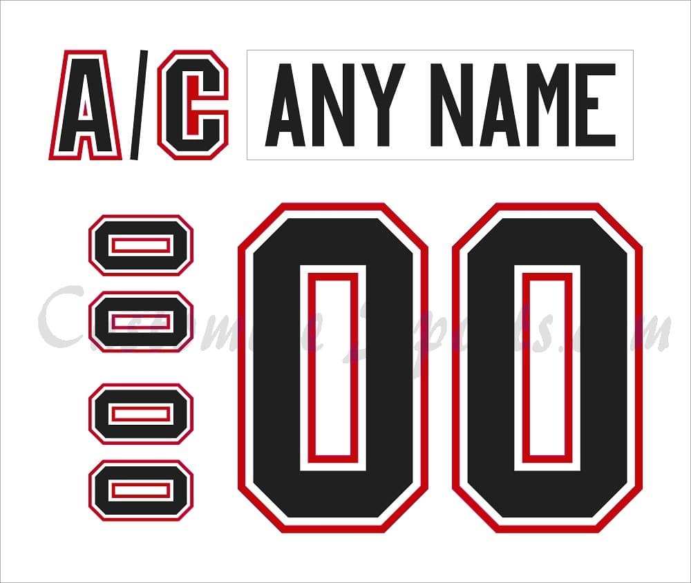 Owen Sound Attack Customized Number Kit For 2011-Present Home White Jersey