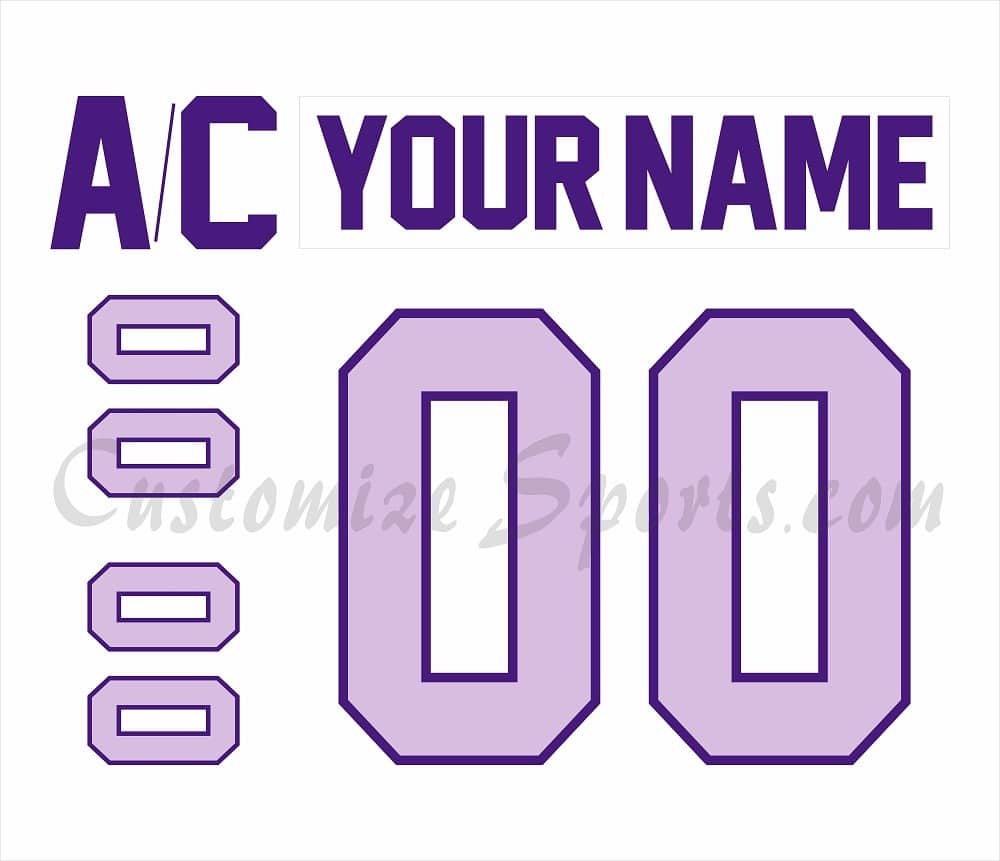 San Jose Sharks Customized Number kit For 2022 HFC Jersey