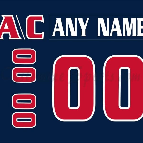 Syracuse Crunch Customized Number Kit for 2001-2005 Navy Jersey