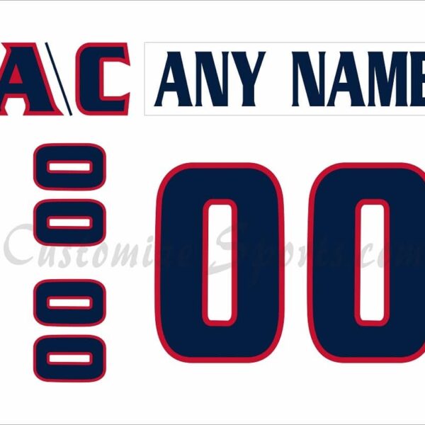 Syracuse Crunch Customized Number Kit for 2001-2005 White Jersey