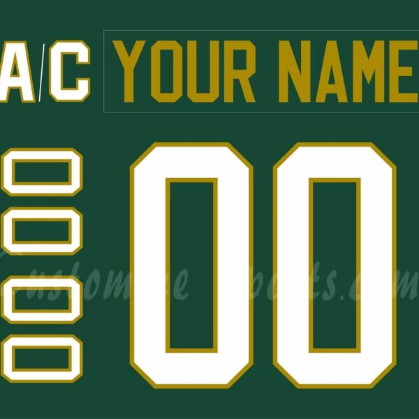Texas Stars Customized Number Kit for 2013-2015 Away Jersey