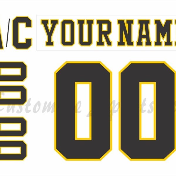 NCAA Michigan Tech Huskies Customized Number Kit For 2017-2022 Home White Hockey Jersey