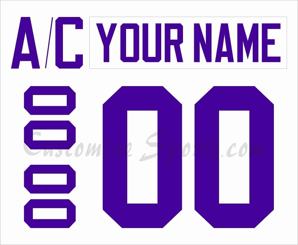 Cleveland Crusaders Customized Number Kit For 1972-1975 White Jersey