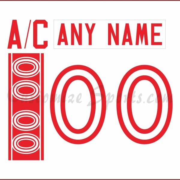 IIHF Team Austria Customized Number Kit For 2002 White Hockey Jersey