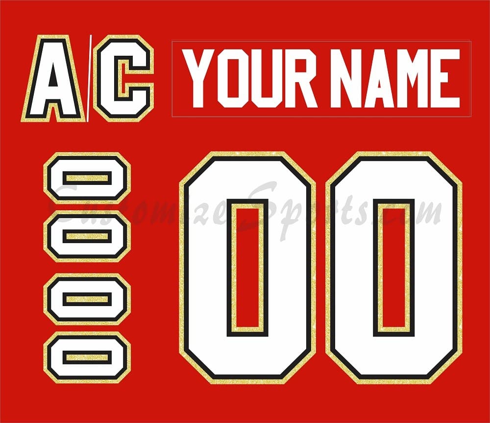 Chicago Blackhawks Customized Number Kit For 2022 Retirement Ceremony Jersey
