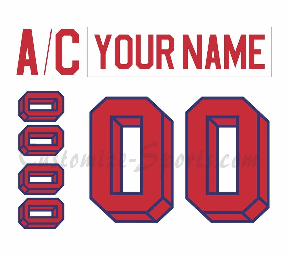 IIHF Team Czechoslovakia Customized Number Kit For 1990's White Hockey Jersey