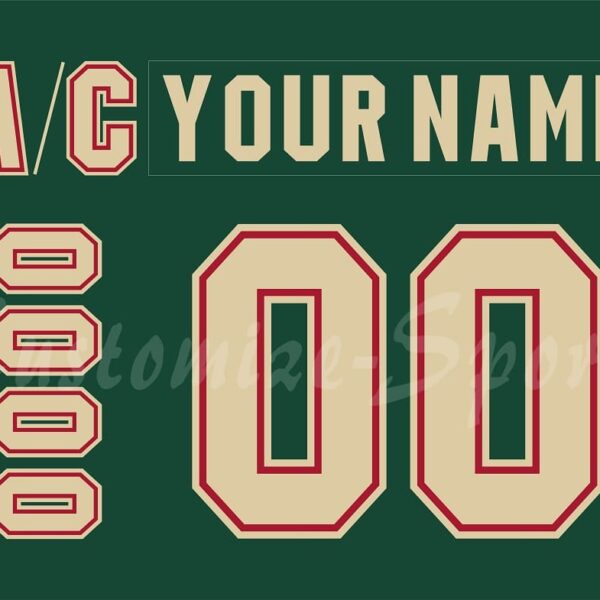 Houston Aeros Customized Number Kit for 2010-2011 Away Jersey