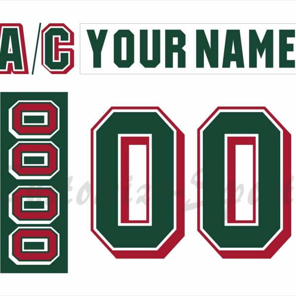 Houston Aeros Customized Number Kit for 2011-2013 Home White Jersey
