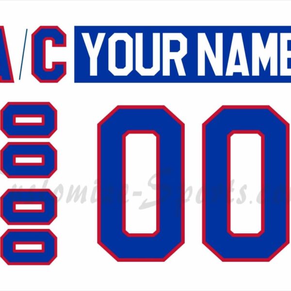 IIHF Team USA Customized Number Kit For 1980 White Hockey Jersey