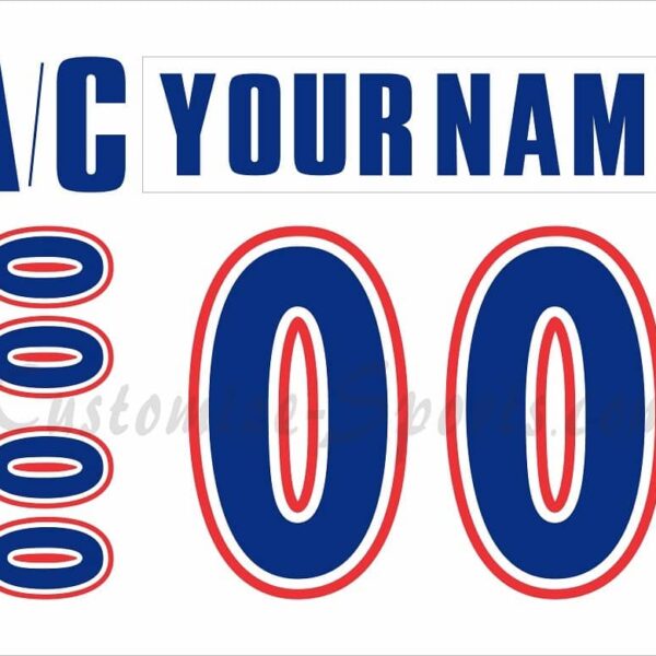 IIHF Team Italy Customized Number Kit for 1998-2002 White Hockey Jersey