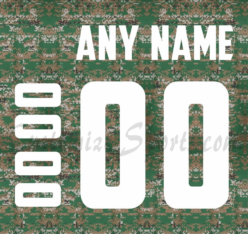 Nashville Predators Customized Number Kit For Military Jersey