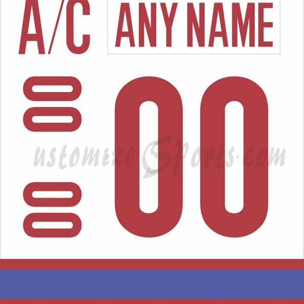 IIHF Team Norway Customized Number Kit for 2010 White Hockey Jersey
