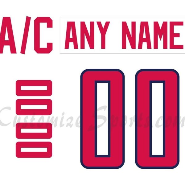 IIHF Team Norway Customized Number Kit for 2014 White Hockey Jersey