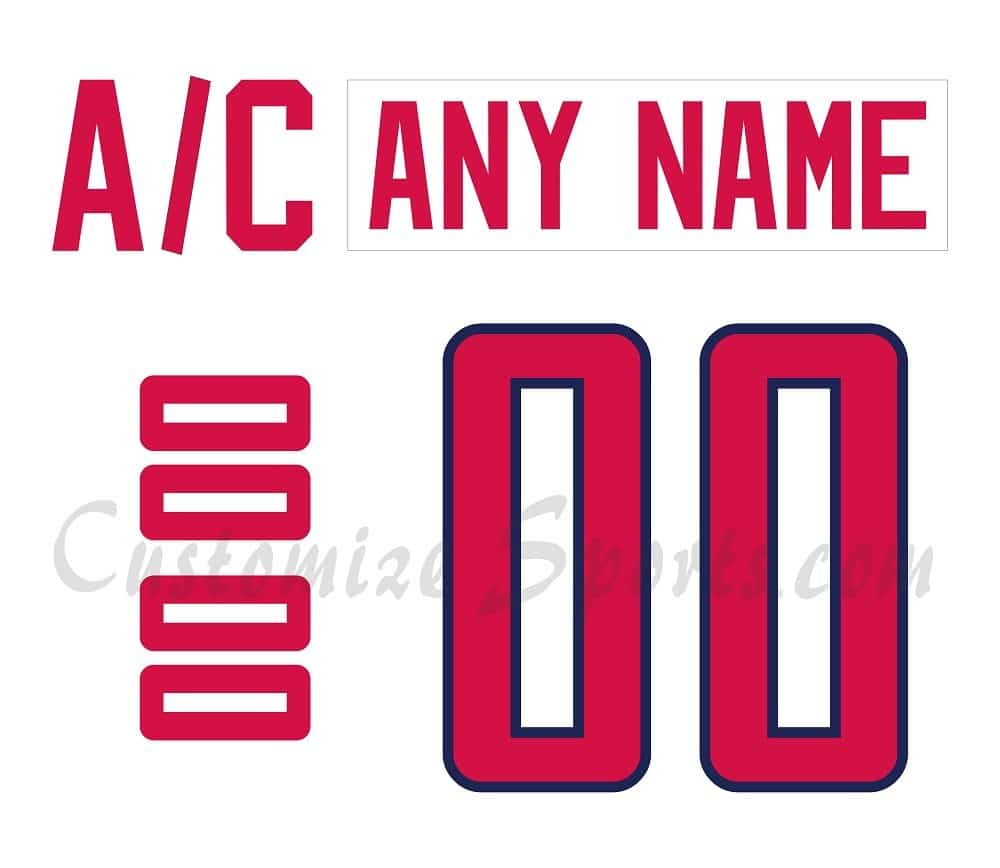 IIHF Team Norway Customized Number Kit for 2014 White Hockey Jersey