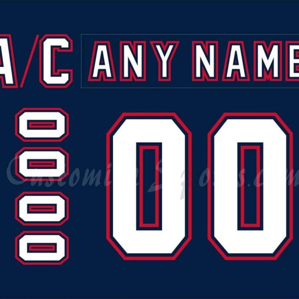 Oklahoma City Barons Customized Number Kit For 2010-2015 Road Jersey