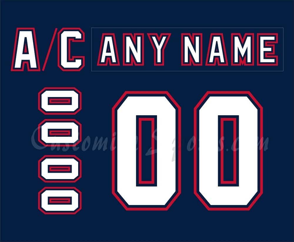Oklahoma City Barons Customized Number Kit For 2010-2015 Road Jersey