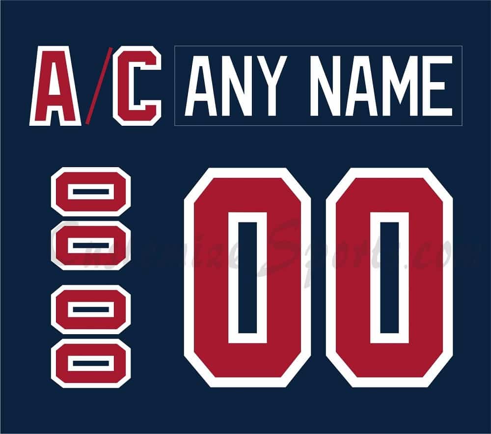 Saginaw Spirit Customized Number Kit For 2002-2009 3rd Jersey