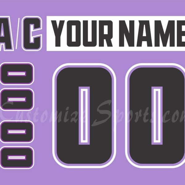 San Diego Gulls Customized Number Kit For 2021-2022 HFC Jersey