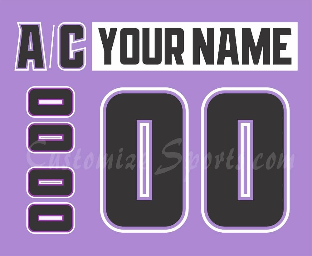 San Diego Gulls Customized Number Kit For 2021-2022 HFC Jersey