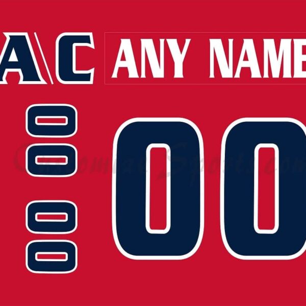 Syracuse Crunch Customized Number Kit for 2001-2005 Red Jersey