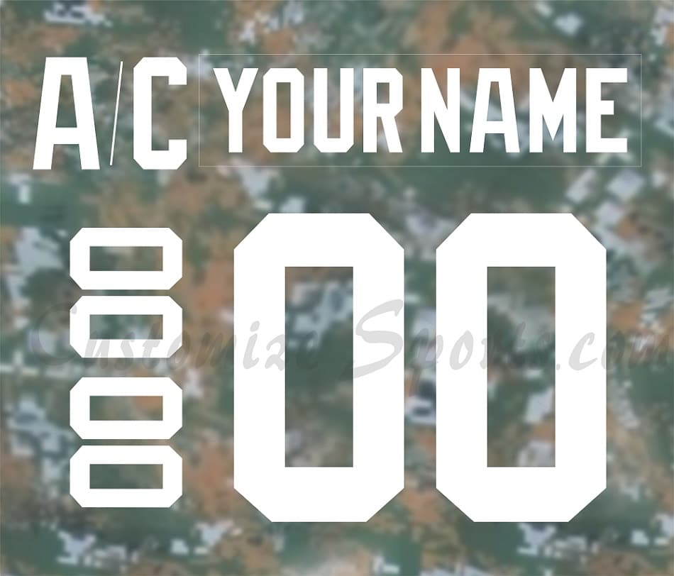 Tampa Bay Lightning Customized Number Kit For 2016 Military Jersey