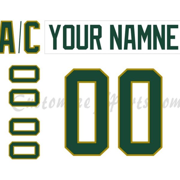 Texas Stars Customized Number Kit for 2011-2013 3rd Jersey
