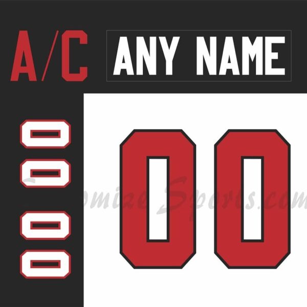 IIHF Team Canada Customized Number Kit for 100th Anniversary White Hockey Jersey