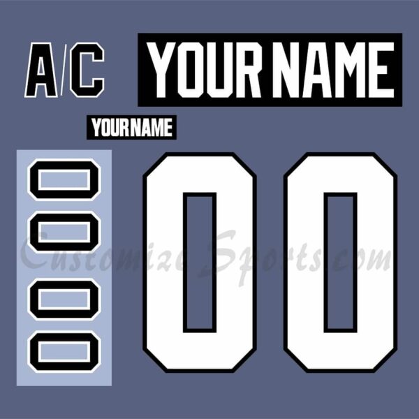 Texas Stars Customized Number Kit for 2018 Military Jersey