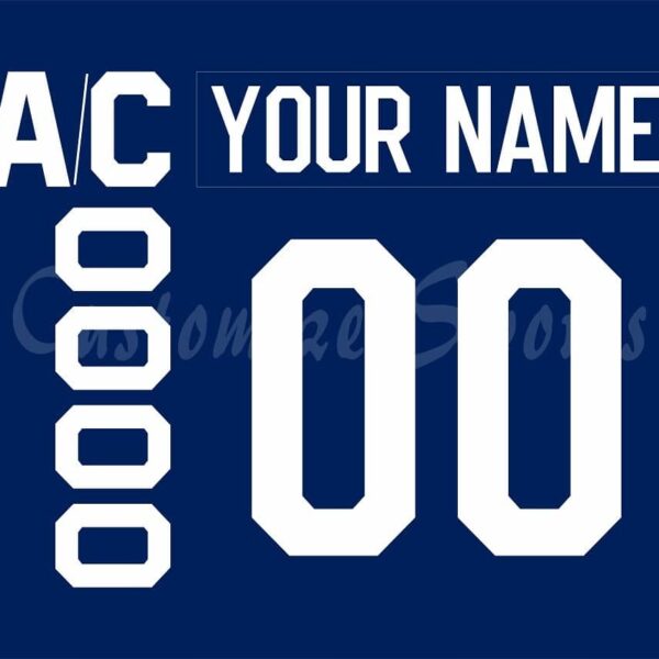 Toronto Marlies Customized Number Kit for 2017-Present Road Jersey