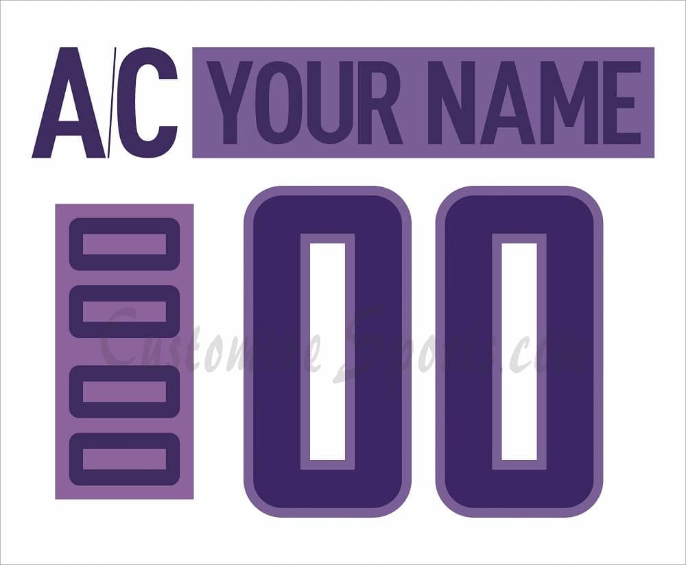 Washington Capitals Customized Number Kit For 2022-2023 HFC Jersey