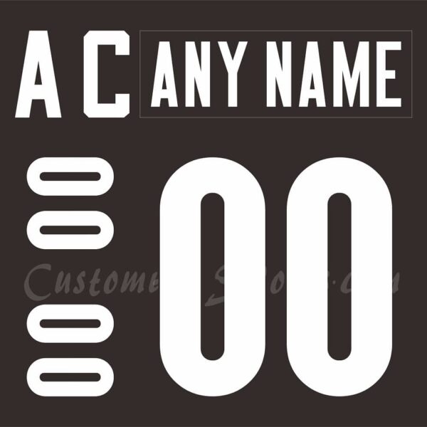 IIHF Team Canada Customized Number Kit for 2006 3rd Hockey Jersey