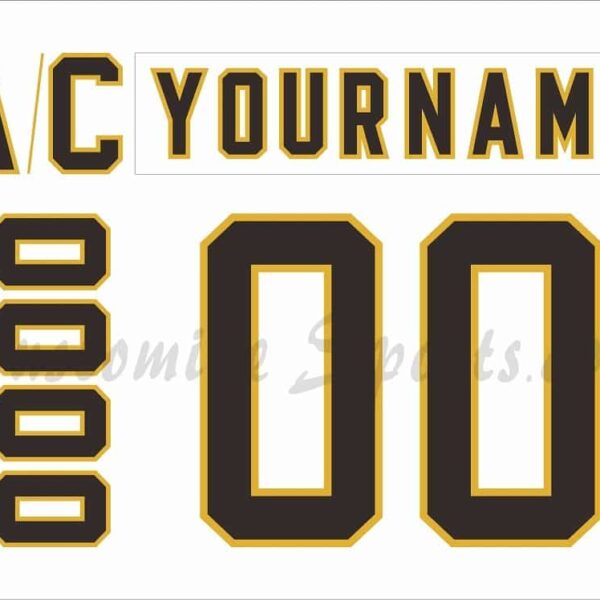 NCAA Michigan Tech Huskies Customized Number Kit For 1995-1998 White Hockey Jersey