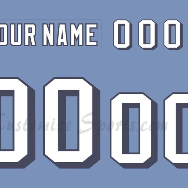 IIHF Team Finland Customized Number Kit for 1965-1974 Blue Hockey Jersey