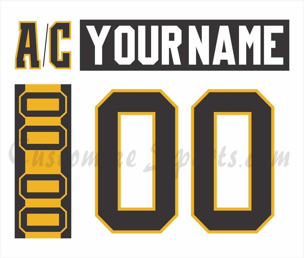 Kingston Frontenacs Customized Number Kit For 2014-2016 White Jersey
